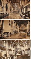 ROYAUME - UNI - LOT DE 3 CARTES - ARUNDEL - Arundel Castel - Library - Fitzalan Chapel - The Great Hall, West - Arundel