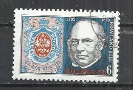 POLAND 1979 - NATIONAL PHILATELIC EXHIBITION - ROWLAND HILL - USED OBLITERE GESTEMPELT USADO - Rowland Hill