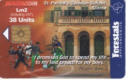 TARJETA DE MALTA DE ST. PATRICKS SALESIAN SCHOOL - Malta