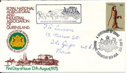 Australia FDC 13-8-1975 Royal National Agricultural And Industrial Association Of Queensland With Cachet - FDC