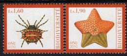 United Nations - Geneva - 2010 - Biodiversity - Mint Stamp Set - Nuevos