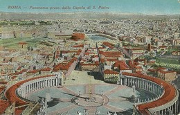 7426 " ROMA-PANORAMA PRESO DALLA CUPOLA DI S. PIETRO " -CARTOLINA POSTALE ORIGINALE NON SPEDITA - Panoramic Views
