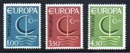 Europa, Portugal 1966.  993/5 ** 3 Valeurs. - 1966