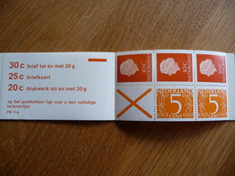 (hout) Postzegelboekje/heftchen NVPH Nr. PB11 B 1972 - POSTFRIS / MNH NEDERLAND / NETHERLANDS - Carnets Et Roulettes