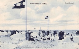 NORDSEEBAD ST. PETER - AM STRAND 1911  /ak392 - St. Peter-Ording