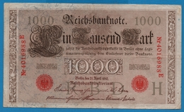 DEUTSCHES REICH 	1000 Mark 	21.04.1910	# 4016988E  P# 44b - 1.000 Mark