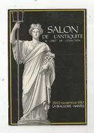 Cp, Bourses & Salons De Collections, Salon De L'ANTIQUITE & Objet De Collection, LA BEAUJOIRE ,  NANTES ,1987 - Bourses & Salons De Collections