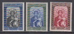 Vatican City 1956 Black Madonna Poland 3v ** Mnh (brown On Gum) (47062A) - Unused Stamps
