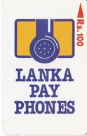 (16SRLA) TARJETA DE SRY LANKA DE Rs.100 LOGO EMPRESA - Sri Lanka (Ceilán)