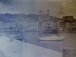 Lot 18 Négatifs Sur Plaque De Verre Bastia 9 Cm X 6,5 Cm - Glass Slides