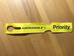 AIR FRANCE PRIORITY BAGGAGE TAG SKY TEAM - Aufklebschilder Und Gepäckbeschriftung