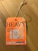 SWISSPORT HEAVY BAGGAGE TAG SECURITY LABEL - Etiquetas De Equipaje