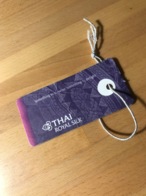THAI AIRWAYS ROYAL SILK BUSINESS CLASS BAGGAGE TAG SECURITY LABEL - Baggage Labels & Tags