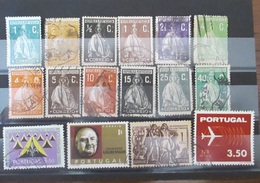 Portogallo Portugal 1912 - 1965 Lot 16 Used Stamps Various Ceres Gulbenkian Aereo Tap - Collections