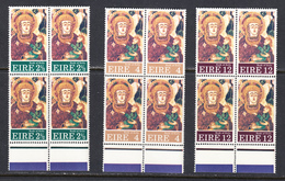 Ireland 1972 Mint No Hinge, Blocks, Sc# 323-325, SG , Yt - Unused Stamps