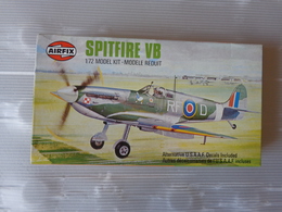 Maquette Avion Militaire-en Plastique-1/72 Airfix Spitfire - Vb   Ref 02046 - Airplanes