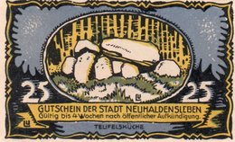 GERMAN  NOTGELD- 25 PFENNIG 1921 - Neuhaldensleben  UNC - [11] Emissions Locales