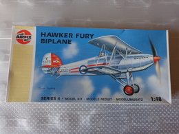Maquette Avion Militaire-en Plastique-1/48 Airfix Hawker Fury Biplane    Ref 04103 - Airplanes