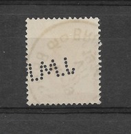 BELGIQUE PERFORE Oblitéré  "  J.M.I. "  YT  111 De 1914 Oblitération Même Date +++ - 1909-34