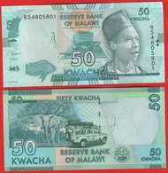 Malawi 50 Kwacha 2018 P-64e UNC - Malawi