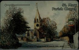 JERSEY 1996 PHONECARD ST.MARY PARISH CHURCH USED VF!! - Autres - Europe
