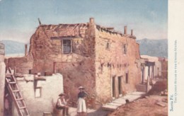 Sante Fe New Mexico, Oldest House In USA, C1910s Vintage Tuck Series #2395 Postcard - Santa Fe