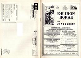 Catalogue E And H IRON HORSE 1958 March Digest - Anglais