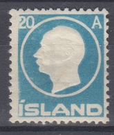 +M219. Iceland 1912. AFA / MICHEL 71. MH(*) - Nuovi