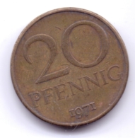 DDR 1971: 20 Pfennig, KM 11 - 20 Pfennig