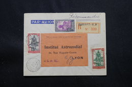 SOUDAN - Enveloppe En Recommandé De Bamako Pour La France En 1938, Affranchissement Plaisant - L 57807 - Lettres & Documents