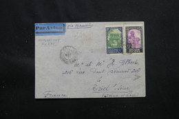 SOUDAN - Enveloppe De Kati Pour La France Par 1er Vol D'essai Du 22 / 11 / 37 , Voir Cachet Au Verso - L 57809 - Storia Postale