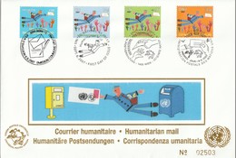 FDC Du 06-09-2007 - Courrier Humanitaire UPU-ONU : Oblitérations De Berne, New-York, Vienne Et Genève (§) - Poste