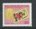 Polynésie Service N° 25a XX  :  Timbres Et Cachets Sur Timbres : 200 F. Dent 131/2 X 13  Sans Charnière, TB - Servizio