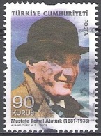 Türkiye 2009 Kemal Atatürk O Cachet Rond - Gebraucht