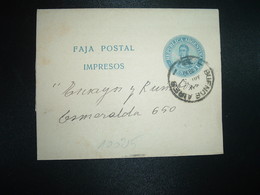BJ EP SAN MARTIN 1c OBL. AGO 3 1910 BUENOS AIRES - Cartas & Documentos