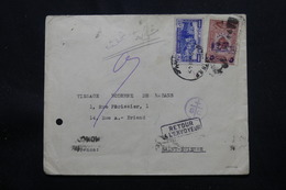 LIBAN - Enveloppe De Beyrouth Pour St Etienne En 1945 Et Retour,avec Cachet De Contrôle, Affr.  Plaisant - L 57865 - Covers & Documents