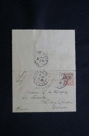 PORT SAÏD - Entier Postal Type Mouchon Surchargé "Taxe Réduite A 0f10 Ct " En 1909 Pour Toulouse - L 57871 - Briefe U. Dokumente