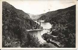 42. CPSM. Loire. Environs De Saint-Etienne-Rochetaillée. Vue Panoramique Du Barrage Du Gouffre D'Enfer - Rochetaillee