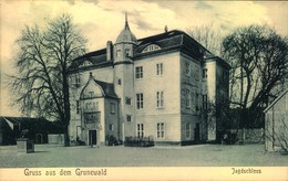 Gruss Aus Dem Grunewald, 1909, Bz. Berlin, Jagdschloss, - Grunewald