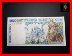 WEST AFRICAN STATES "B  Benin"   5.000 5000 Francs 2003  P. 213 Bm  AUNC - Westafrikanischer Staaten