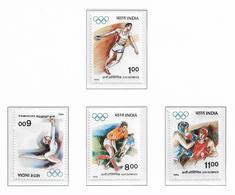 INDE 4 TIMBRES JEUX OLYMPIQUES DE BARCELONE 1992 - Summer 1992: Barcelona