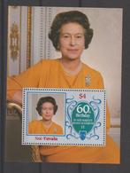 Tuvalu Nui BF 60ème Anniversaire Reine Elisabeth Michel 4 Neuf ** MNH - Tuvalu