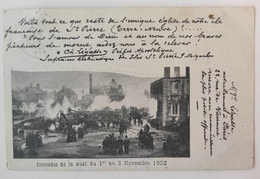 Saint Pierre Et Miquelon - Terre Neuve - Pêcheur De Morue - Incendie De La Nuit 1 Er Au 2 Novembre 1902 - Saint-Pierre-et-Miquelon