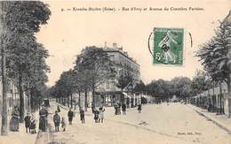 94-KREMLIN-BICÊTRE-RUE D'IVRY ET AVENUE DU CIMETIERE PARISIEN - Kremlin Bicetre