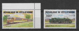 Thème Trains - Côte D'Ivoire - Neuf ** Sans Charnière - TB - Eisenbahnen