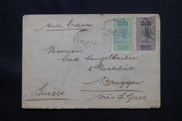 HAUT SÉNÉGAL ET NIGER - Enveloppe De Bamako Pour La Suisse En 1920, Affranchissement Plaisant - L 57931 - Briefe U. Dokumente