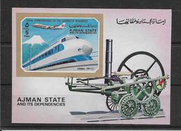 Thème Trains - Ajman - Neuf Sans Gomme - TB - Eisenbahnen