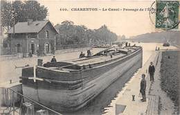 94-CHARENTON- LA CANAL PASSAGE DE L'ECLUSE - Charenton Le Pont
