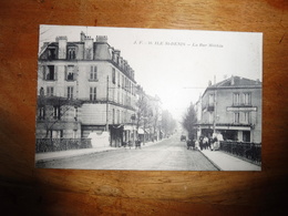 1917 CPA  ILE St-DENIS  - La Rue Méchin  (animation) - L'Ile Saint Denis