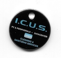 Jeton De Caddie  I.C.U.S.  PC & PERIPHERALS - DATACENTER, CLEANING & SANITIZING  SERVICES  Voir - Jetons De Caddies